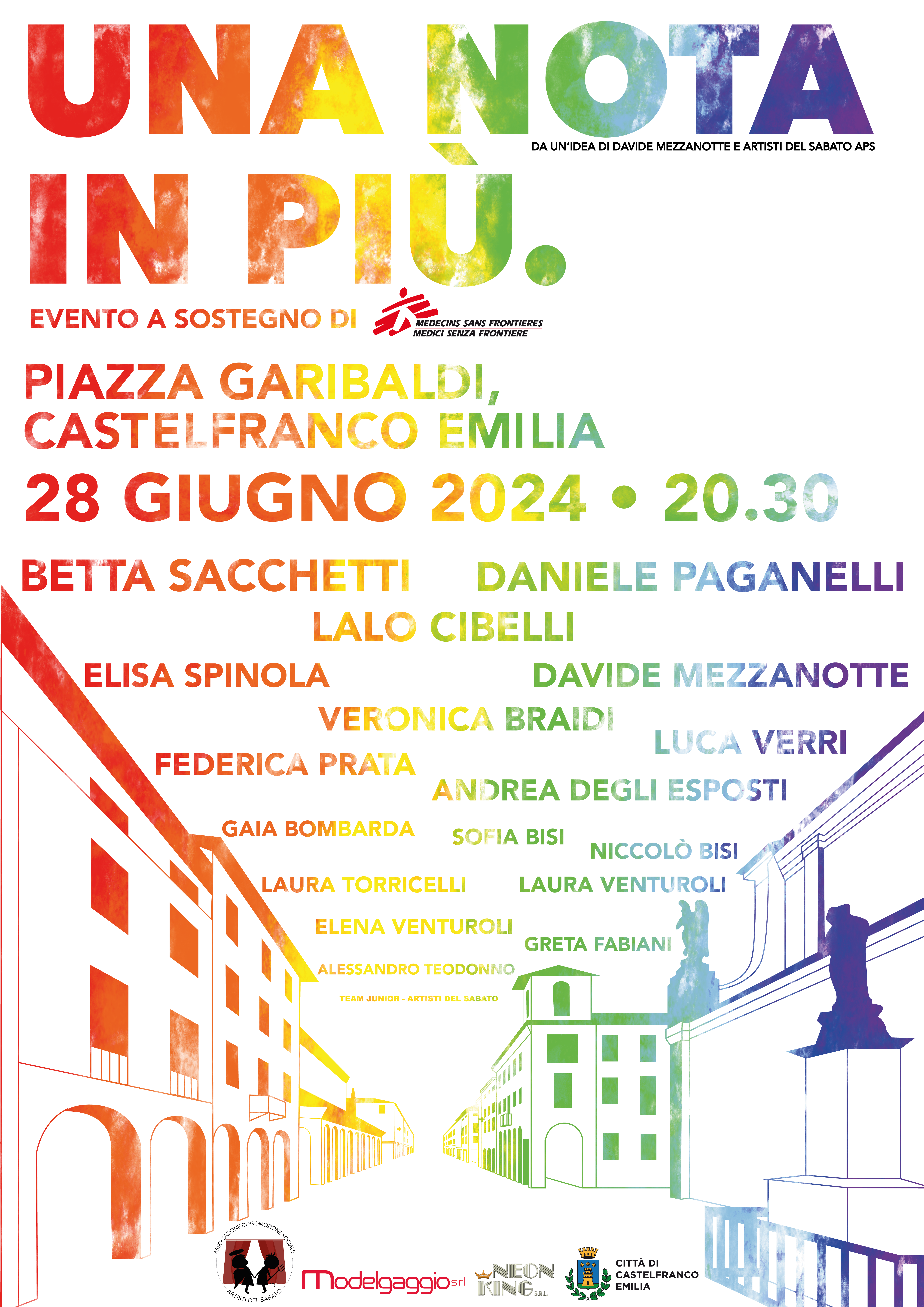 Locandina della serata